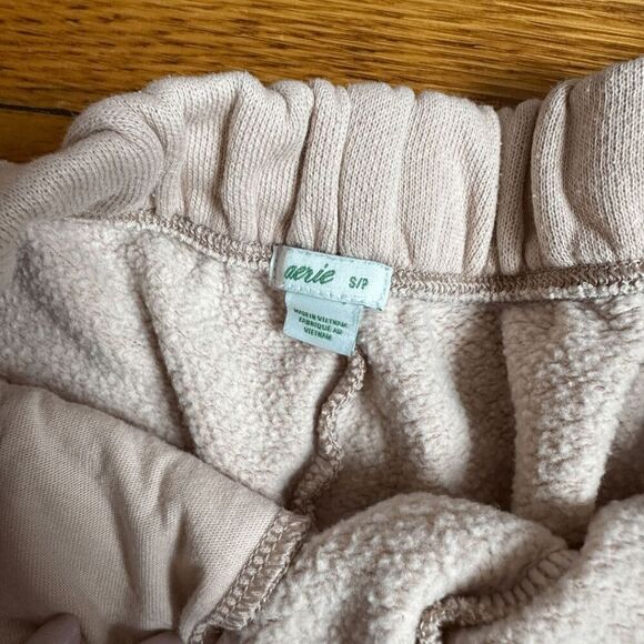 American Eagle Aerie Elastic High Waist Cut Off Shorts Womens Light Pink Small - Picture 5 of 7